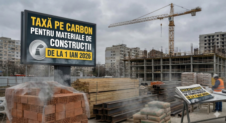 Construcțiile, sub impactul noii taxe pe carbon: costuri mai mari atât pentru industrial, cât și pentru rezidențial