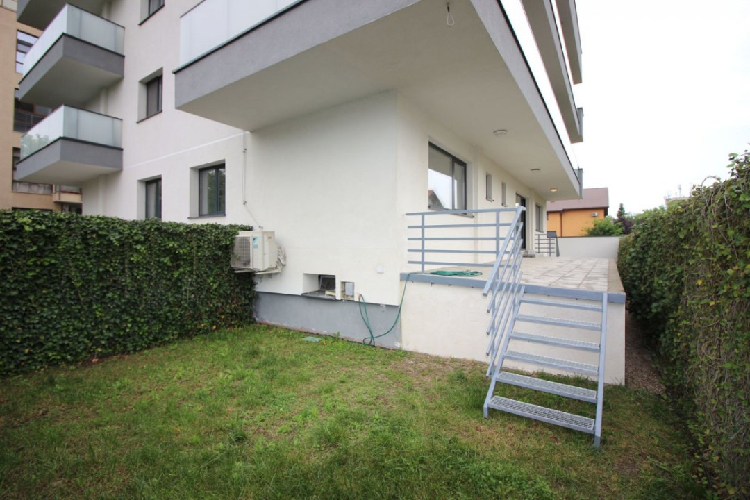 Baneasa-Jolie Ville, apartament 4 camere, 92mp, parter/3, grădină proprie 88mp