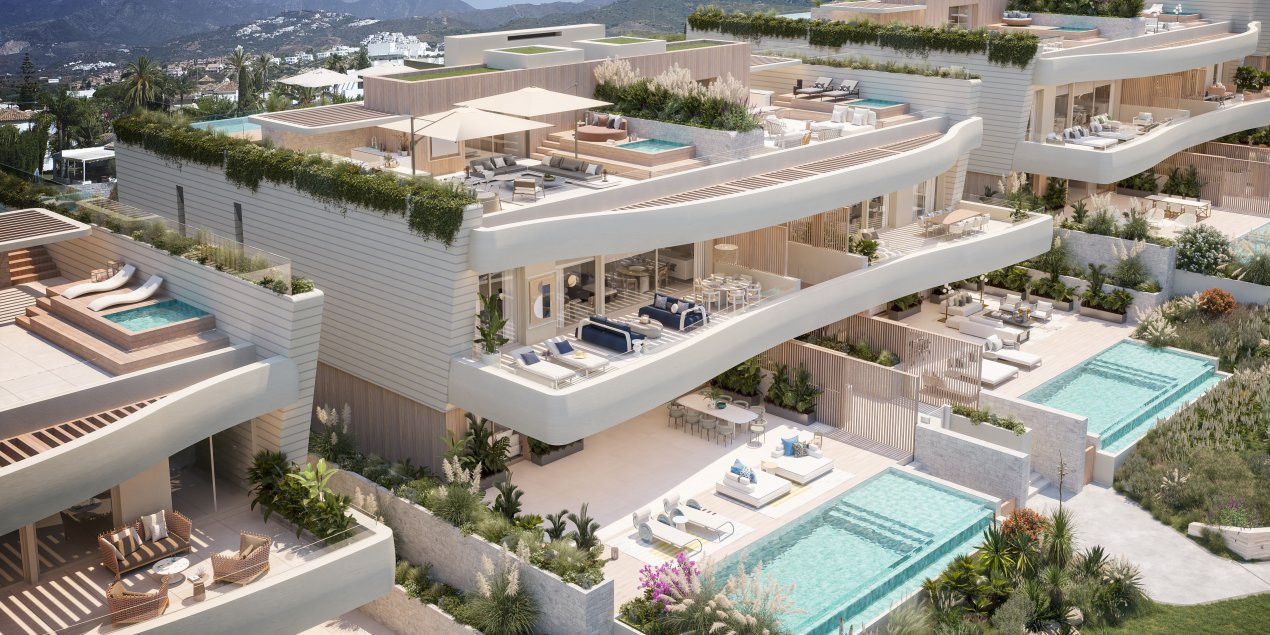 Penthouse cu piscina privata pe malul mării DUNIQUE MARBELLA