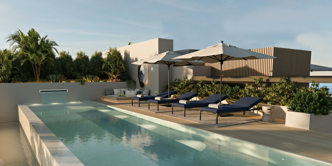 Penthouse cu piscina privata pe malul mării DUNIQUE MARBELLA