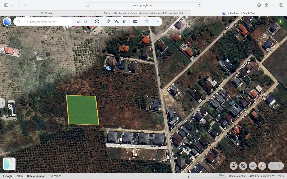 Teren 3600mp Mogosoaia - Oportunitate de investitie!