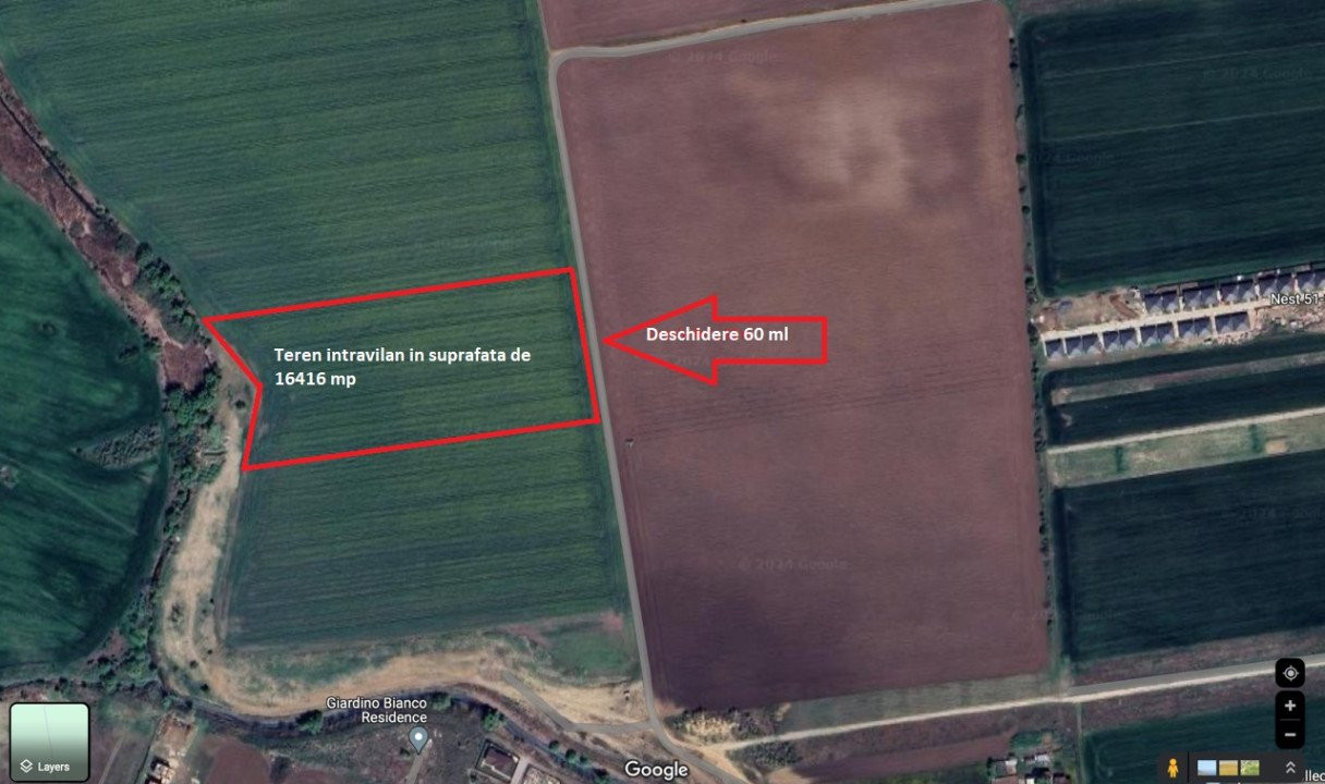 OPORTUNITATE TEREN DE VANZARE LANGA DRUM RADIAL TUNARI