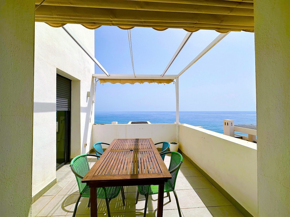 Penthouse cu 3 dormitoare pe malul mării, Playa Macenas, Mojacar