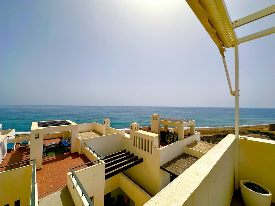 Penthouse cu 3 dormitoare pe malul mării, Playa Macenas, Mojacar