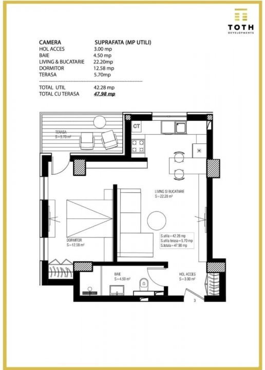 MAMAIA NORD – ZONA LINISTITA – BLOC FINALIZAT, 2 CAMERE LA CHEIE CU TOTUL NOU!