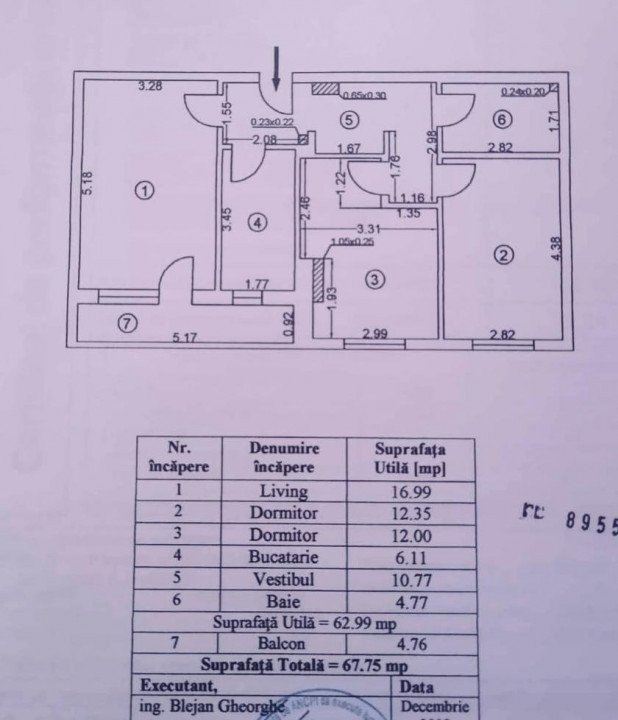 Metrou Aparatorii Patriei, 3 camere,decomandat,bloc nou