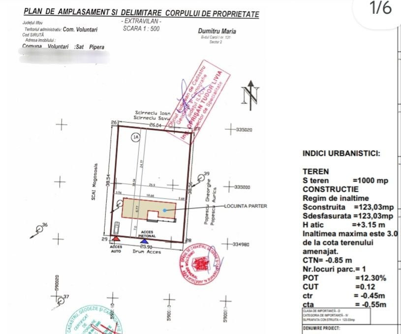 Terenul ideal pentru casa ta de vis în Pipera sau investitie spre dezvoltare