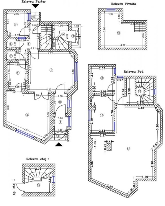 Casa individuala S+P+1E+Pod 280 mp LOT 475 mp P-ta Muncii, str.Agricultori