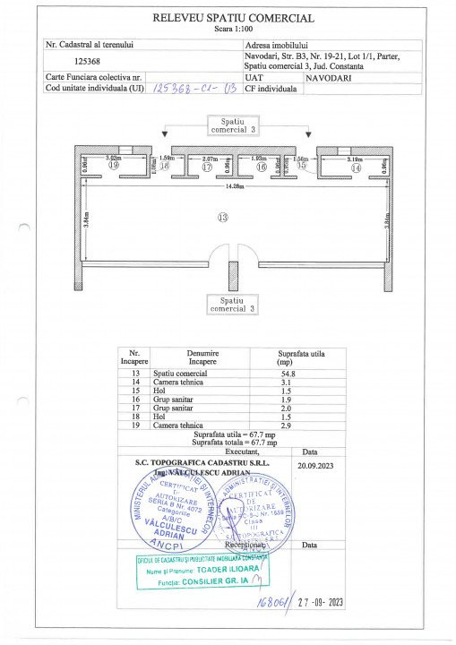 Spariu comercial in Mamaia Nord, SU 68mp + curte 46mp