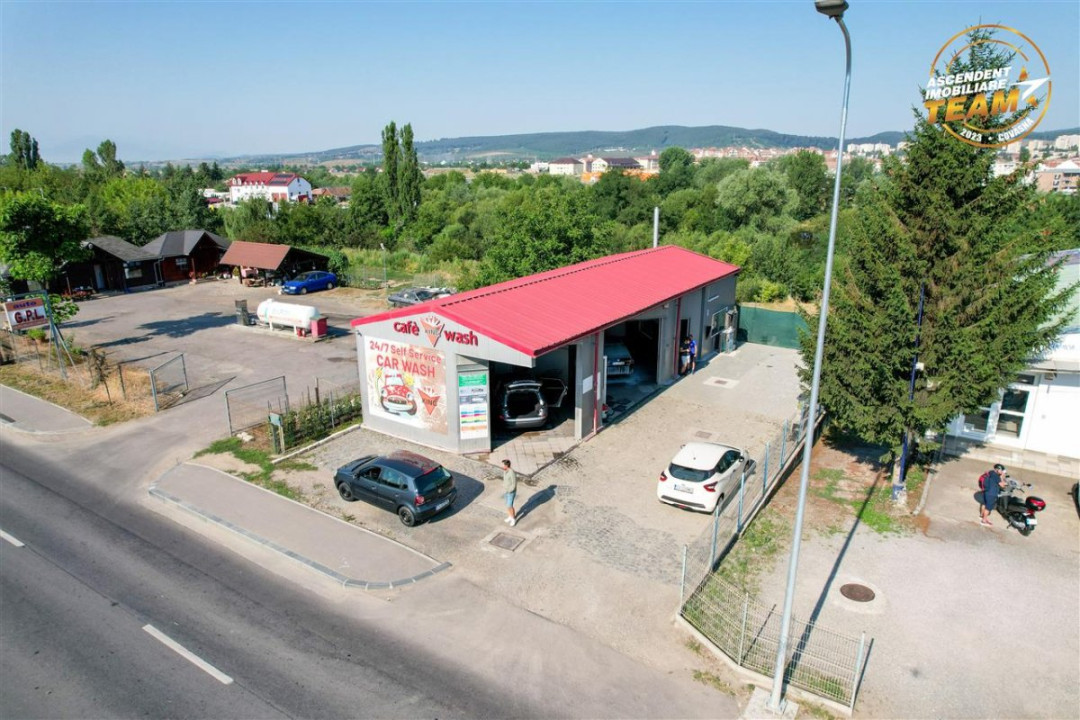 Spalatorie auto, echipata, +transfer afacere, zona circulata intens, Sfantu Gheorghe