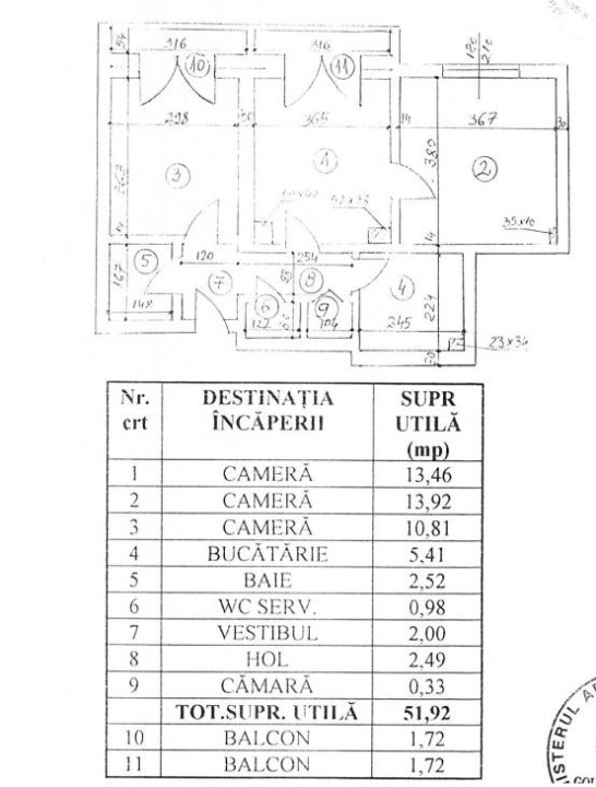 Apartament 3 Camere Ultracentral Natiunile Unite Curtea de Apel