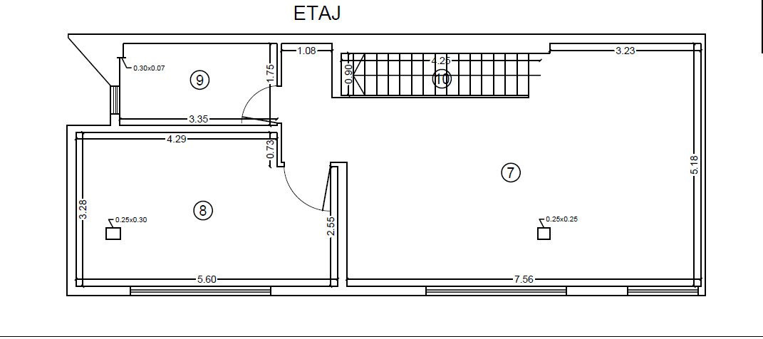 Inchirere etaj 1+mansarda in Vila pretabila-spatii de birou-ParculCarol         