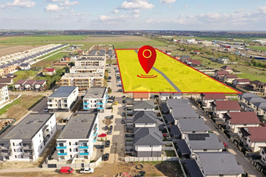 Loturi pt dezvoltare imobiliară Bragadiru, str. Crișul Repede | S+P+4+5R |