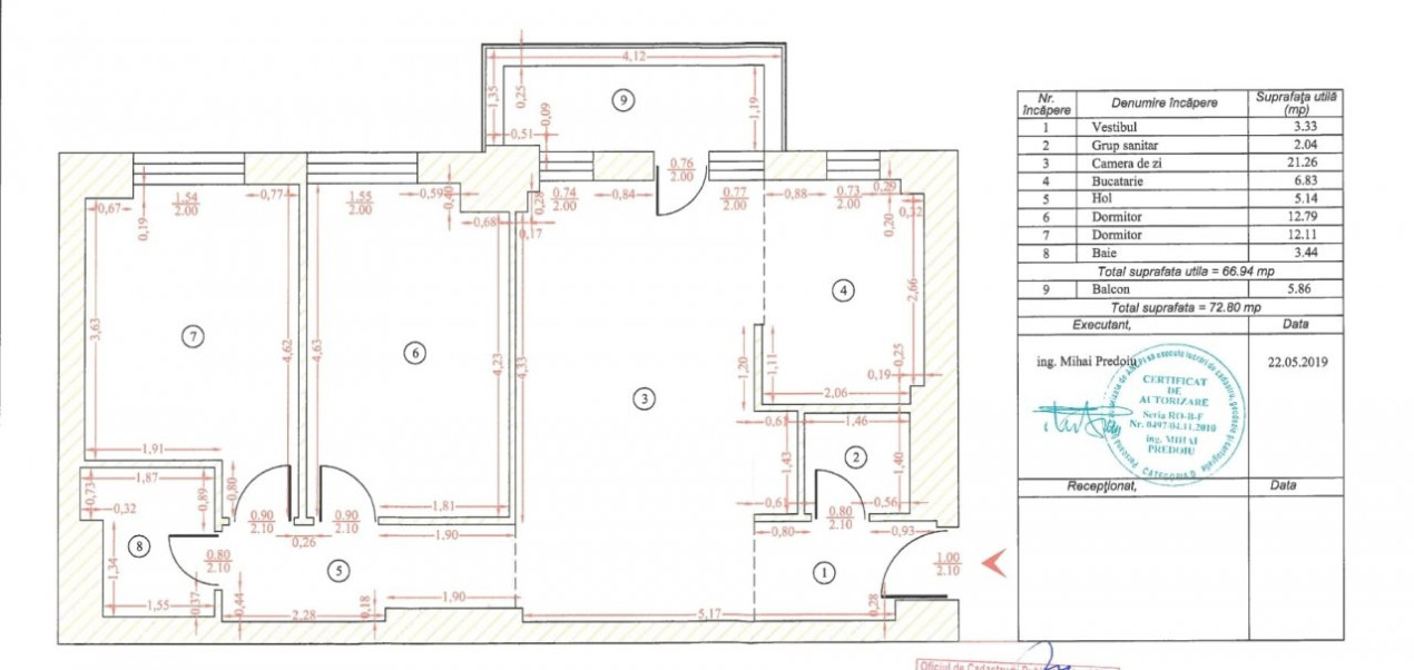 Apartament 3 camere Complex Belvedere, Pipera, Tei