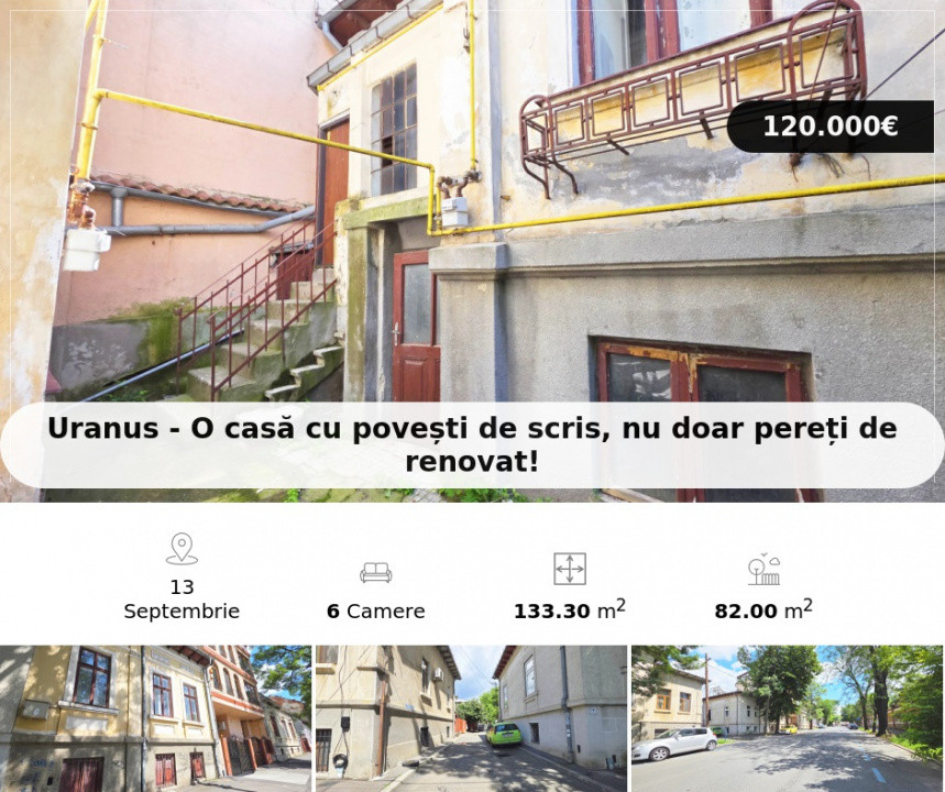 Uranus - O casă cu povești de scris, nu doar pereți de renovat!