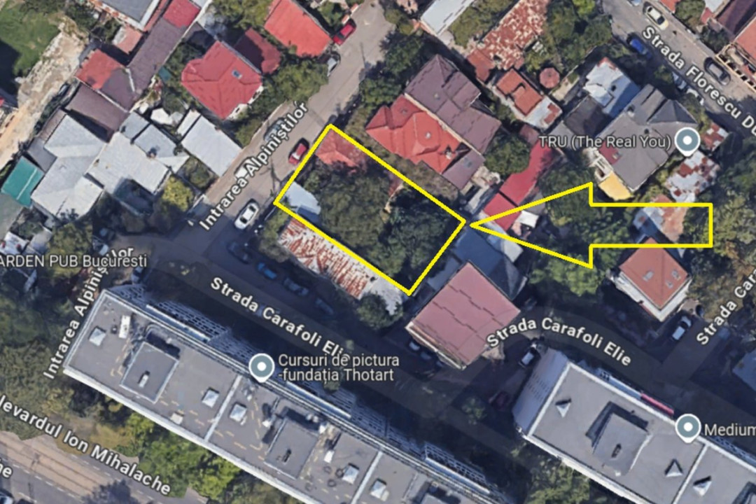 Teren cu Aut. Constr. 2025, zona Ion Mihalache - Intrarea Alpinistilor, nr 6-8, ideal constructie casa