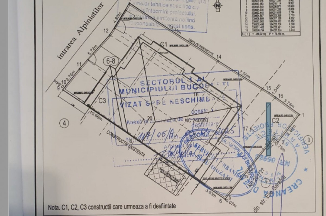 Teren cu Aut. Constr. 2025, zona Ion Mihalache - Intrarea Alpinistilor, nr 6-8, ideal constructie casa