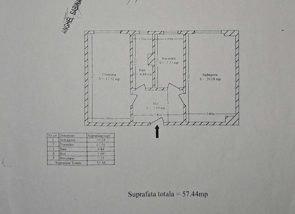 De vanzare 2 camere(cu gradina) - Iuliu Maniu vis-a-vis de Petrom