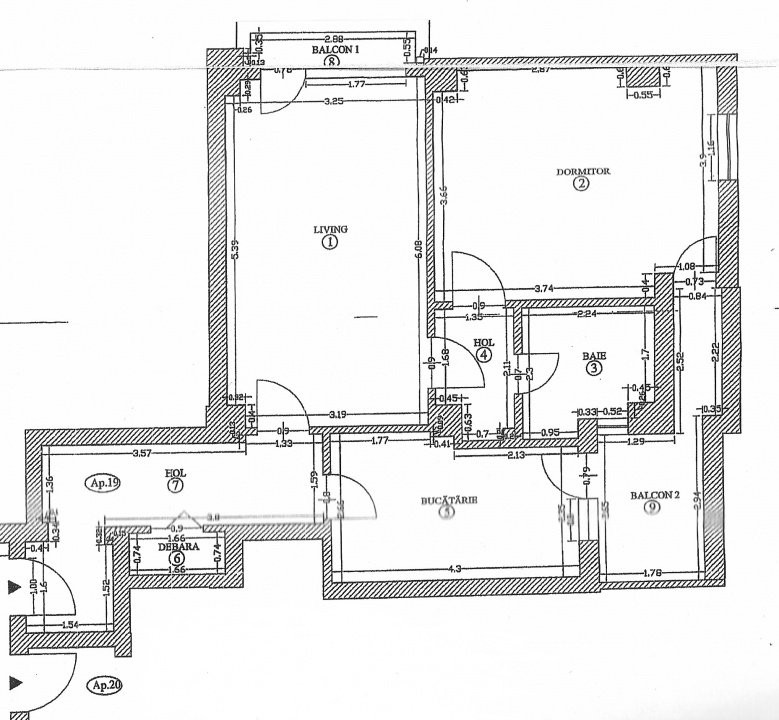 Ap 2 camere – Shine Residence Parcul Teilor – 79 mp complet mobilat