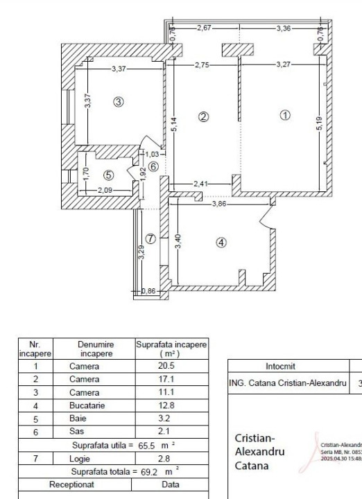 3 camere | Centrala proprie | Modern | Brancoveanu
