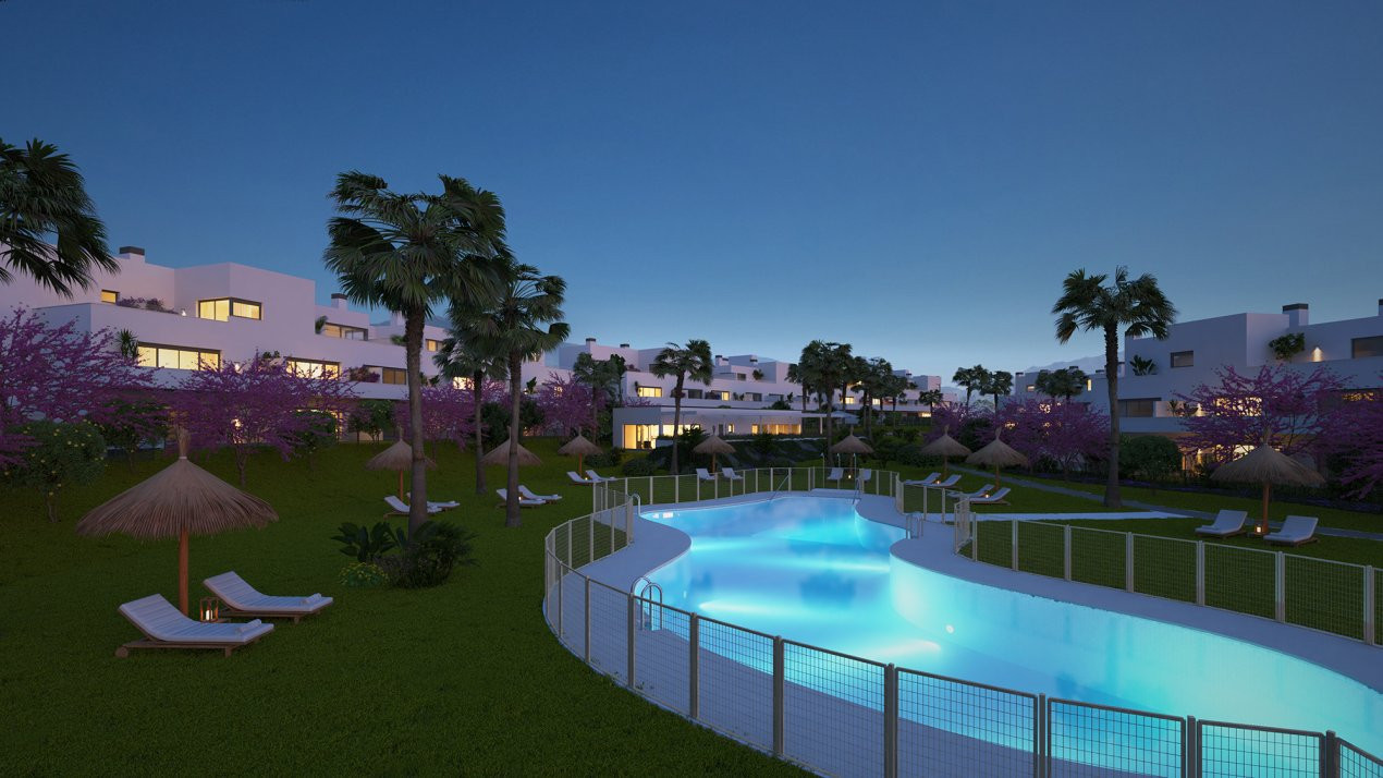 Estepona, apartament 2 dormitoare in complex ACQUA GARDENS