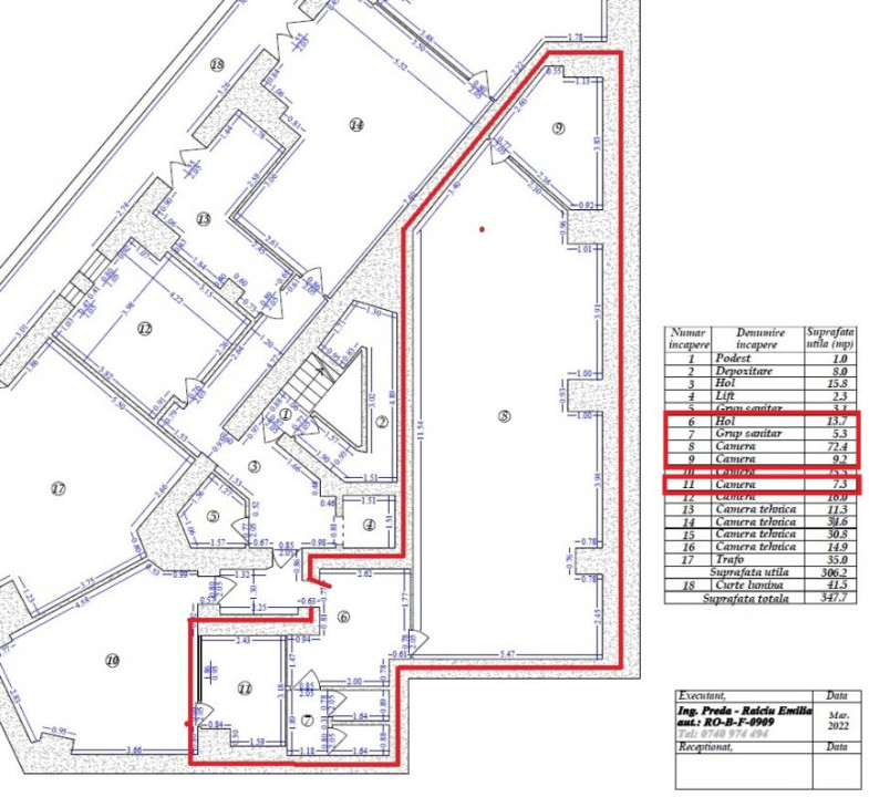 Spațiu subsol | Vitan Center | 108 mp | Utilitati incluse