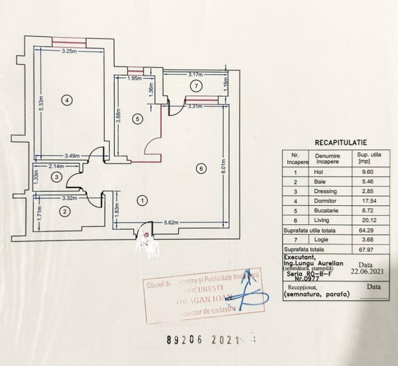 Roka Residence, apartament luminos de 2 camere  - 68MP!