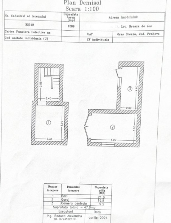  Vila cu 6 dormitoare in Breaza, lot teren 1289 mp