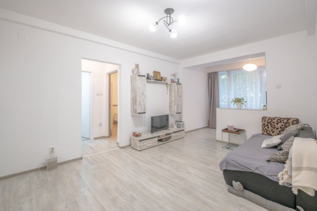 2 camere în Pajura – parter, ideal pentru locuit sau investiție TUR VIRTUAL