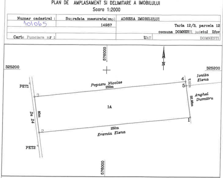 DOMNESTI Lot 15.000 MP 