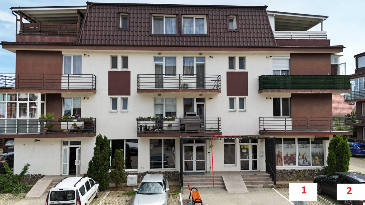 Spatiu Comercial 110 MP+2 locuri parcare New Residence