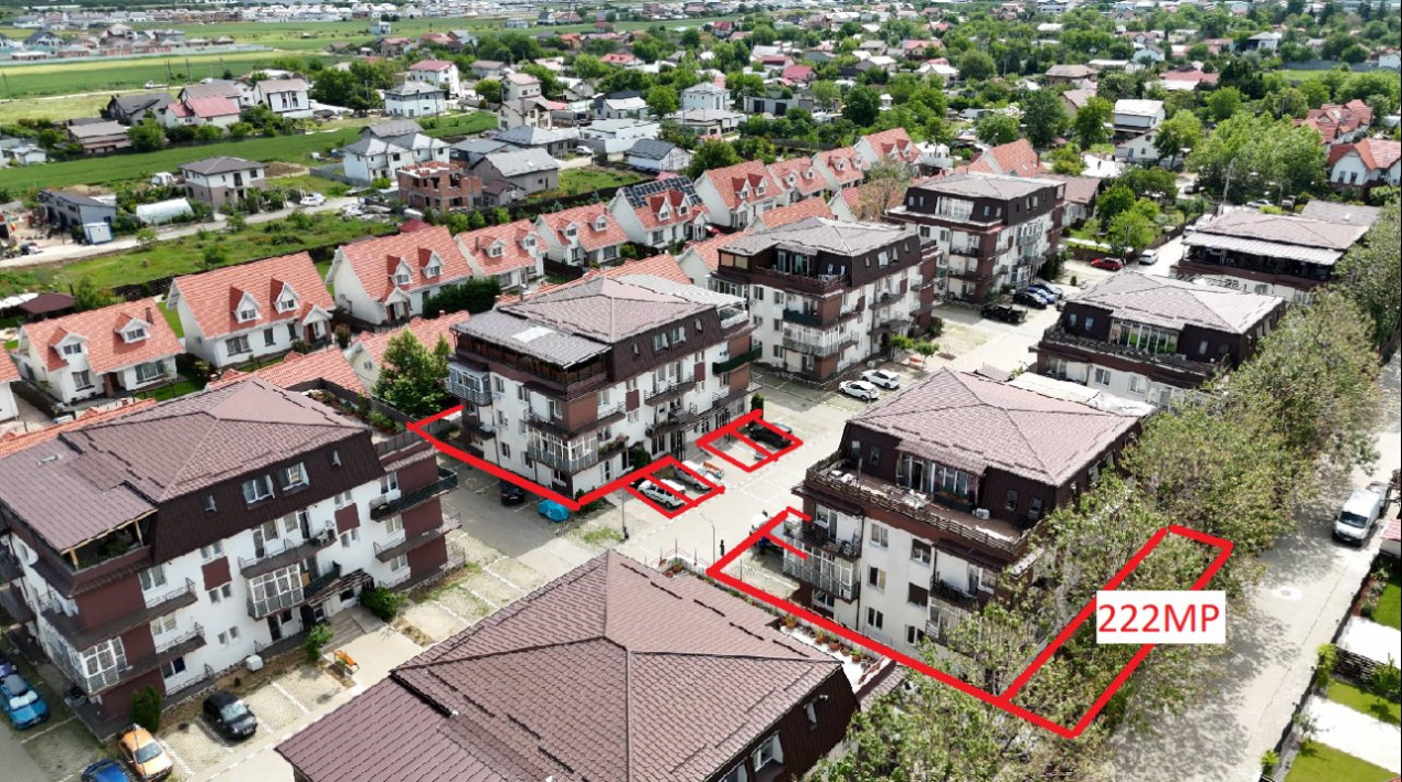 Spatiu Comercial 110 MP+lot 222 MP+2 locuri parcare New Residence