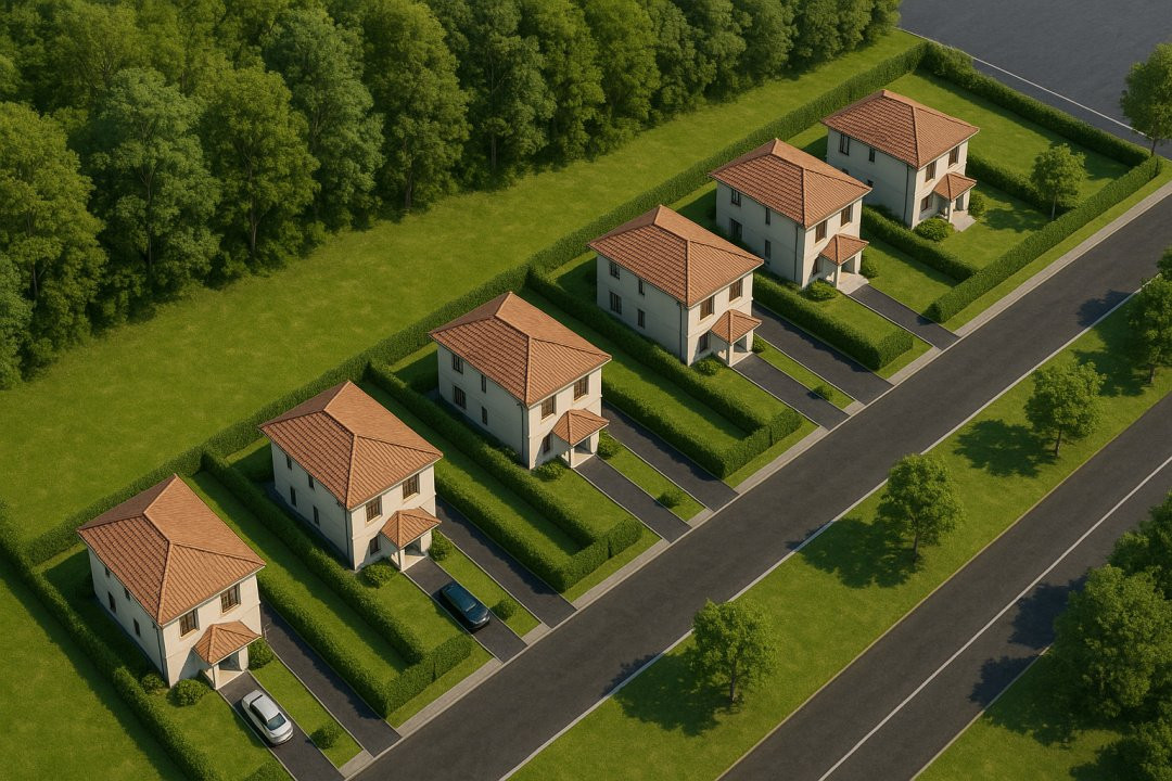 5.000 mp pentru dezvoltare vile premium Pipera Padura Baneasa 