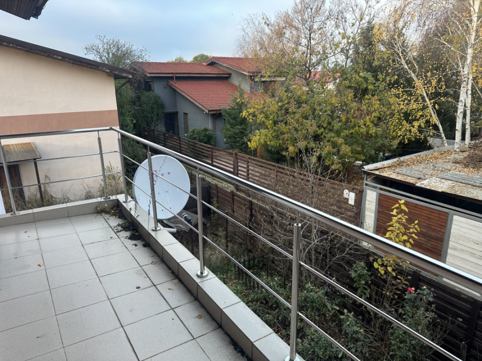 CORBEANCA-OSTRATU, DUPLEX P+E+M 140 MP TOTAL, CURTE PROPRIE 60MP! 