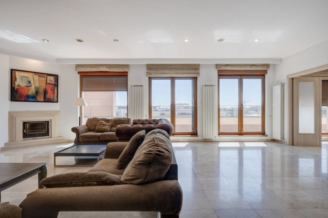 Penthouse spectaculos 5 camere, 482 mp, lift privat, Herăstrău – Satul Francez