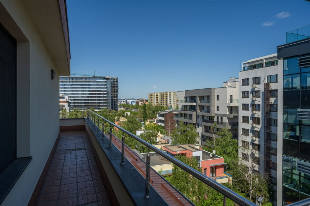 Penthouse spectaculos 5 camere, 482 mp, lift privat, Herăstrău – Satul Francez