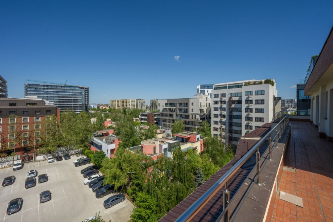 Penthouse spectaculos 5 camere, 482 mp, lift privat, Herăstrău – Satul Francez