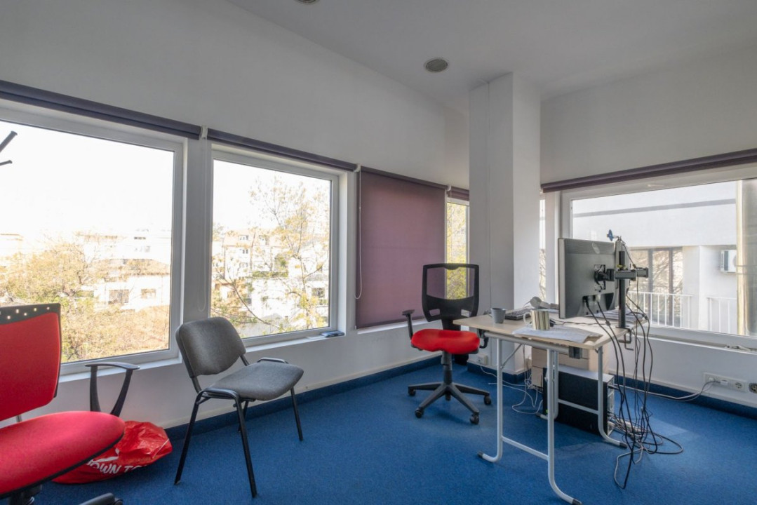 Cladire de birouri disponibila pentru inchiriere – 500mp utili, curte privata
