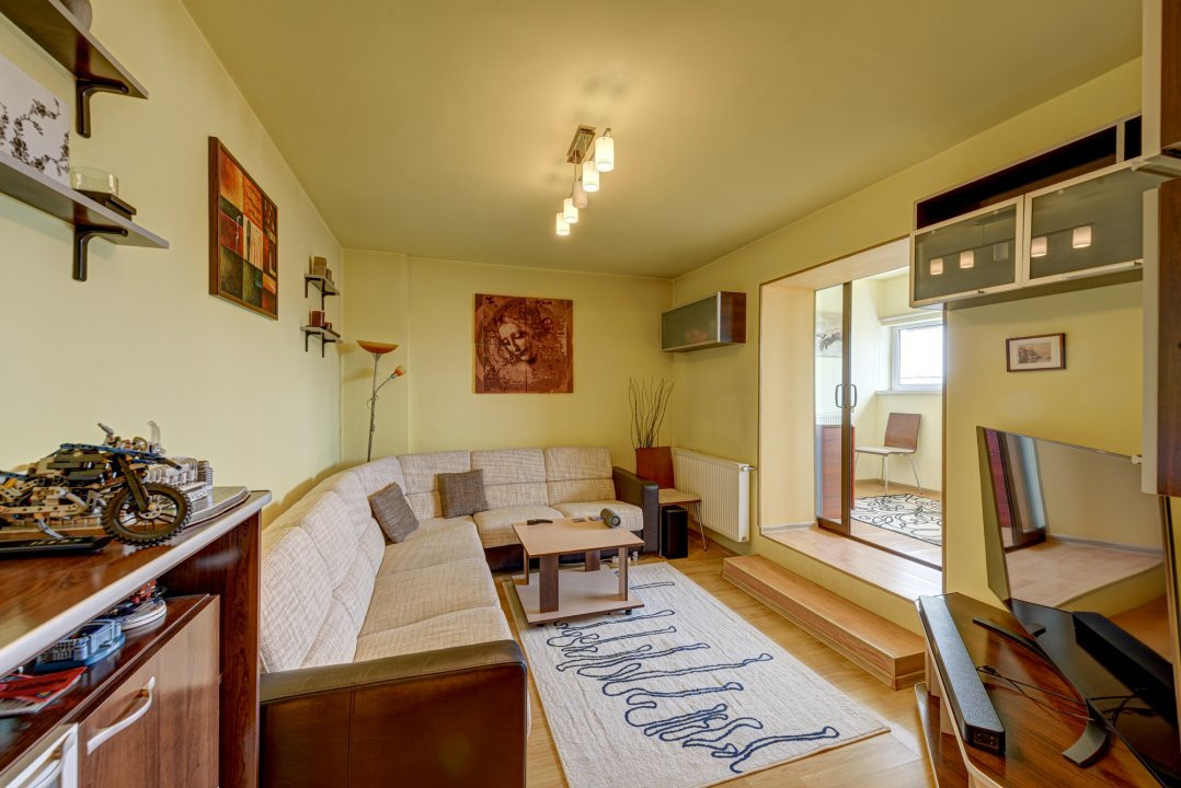 Virtutii apartament complet mobilat si utilat  bloc 2009 centrala de bloc