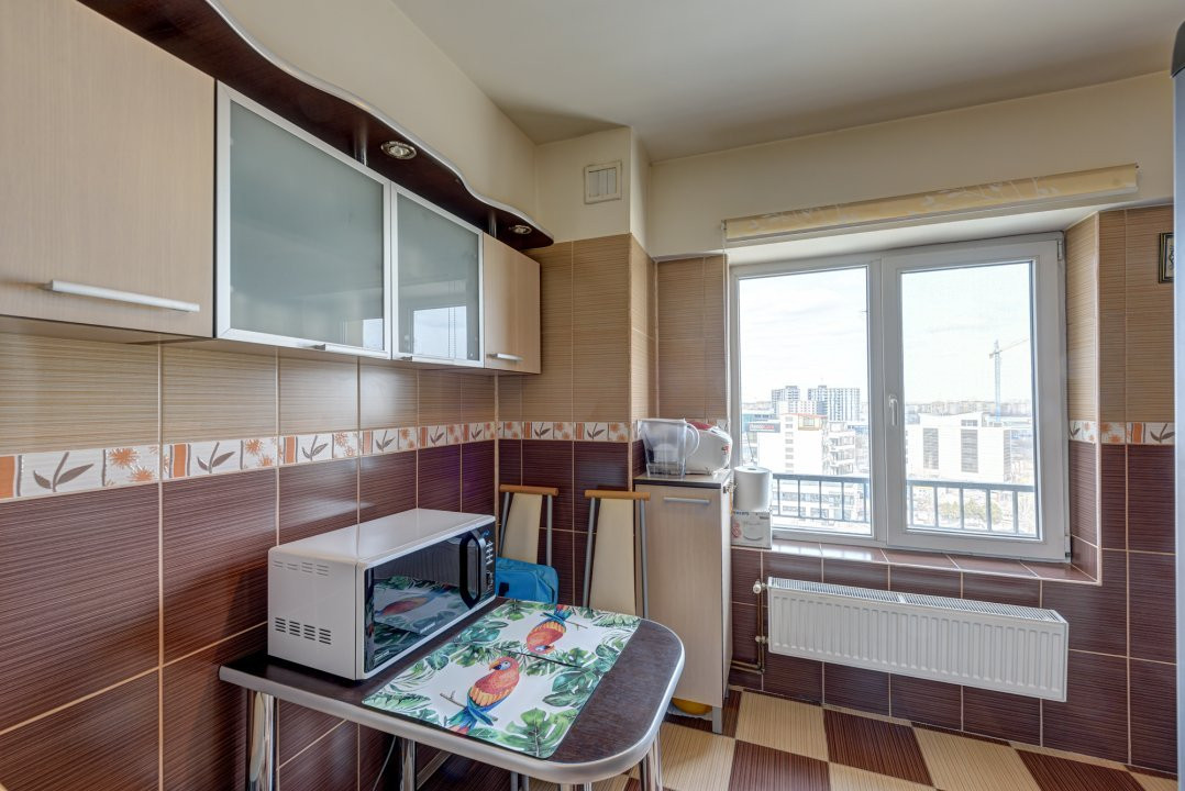 Virtutii apartament complet mobilat si utilat  bloc 2009 centrala de bloc