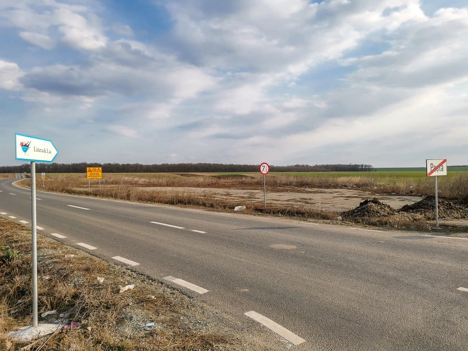 Teren intravilan la asfalt si statie autobuz Ilfov Cernica Posta