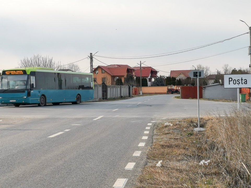 Teren intravilan la asfalt si statie autobuz Ilfov Cernica Posta