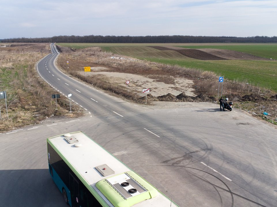Teren intravilan la asfalt si statie autobuz Ilfov Cernica Posta