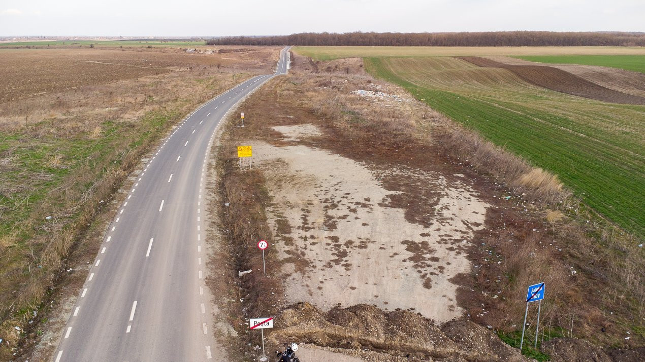 Teren intravilan la asfalt si statie autobuz Ilfov Cernica Posta