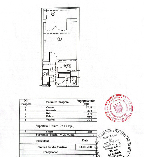 De inchiriat garsoniera Lucretiu Patrascanu - langa metrou Costin Georgian
