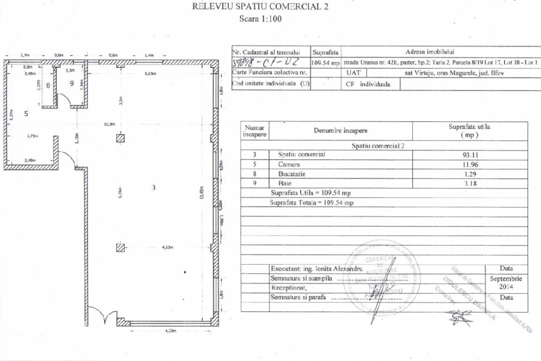 Magurele apartament 110 MP+lot 222 MP+2 locuri parcare New Residence