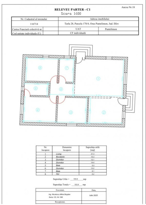 Casa noua, parter, 3 dormitoare, 2 bai - Pantelimon, Ferma Animalelor