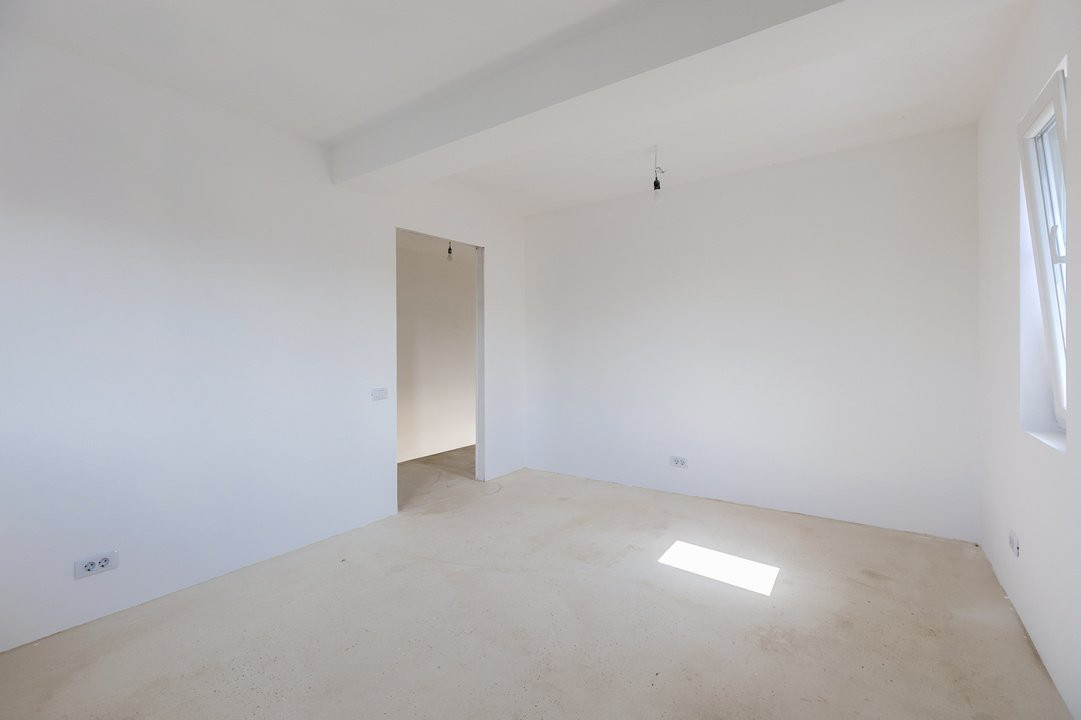 Casă modernă tip duplex, P+1+Pod, cu 3 camere, 2 băi – Balotești