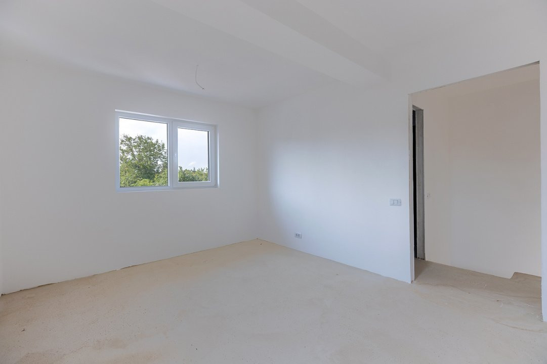 Casă modernă tip duplex, P+1+Pod, cu 3 camere, 2 băi – Balotești
