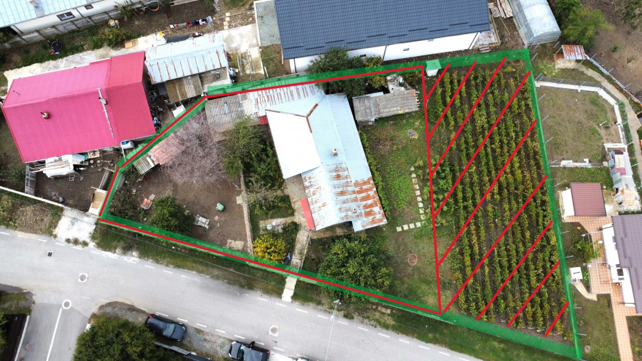 Teren de vanzare 550mp in Stefanestii de Jos, la sosea si cu utilitati